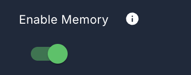 Forjinn agent memory configuration for conversation context retention