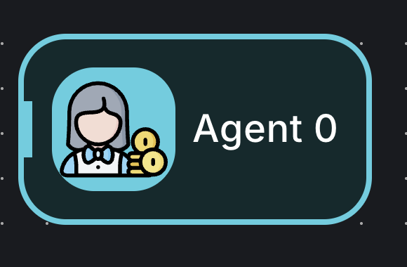 Forjinn agent node interface showing AI model configuration options