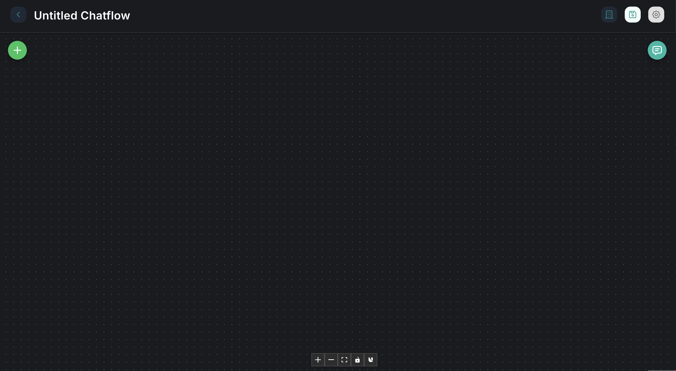 Forjinn chatflow workflow diagram showing connected nodes and data flow paths